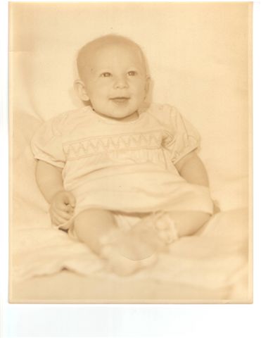 Photo: Bobbie as a baby